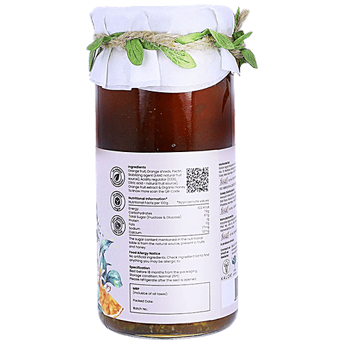 Kalon Honey Jam - Orange & Marmalade, Nutrients Packed, Boosts Overall Health, 300 g  