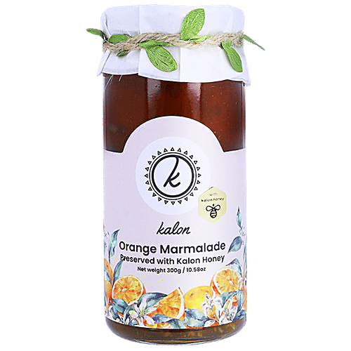 Kalon Honey Jam - Orange & Marmalade, Nutrients Packed, Boosts Overall Health, 300 g  