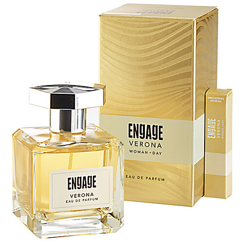 Engage Verona Eau De Parfum - For Women, 100 ml (Get Tester Free) Citrus & Fruity Fragrance Scent