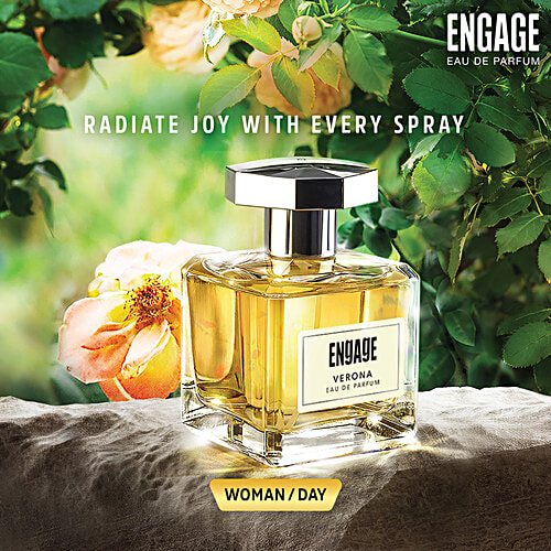 Engage Verona Eau De Parfum - For Women, 100 ml (Get Tester Free) Citrus & Fruity Fragrance Scent
