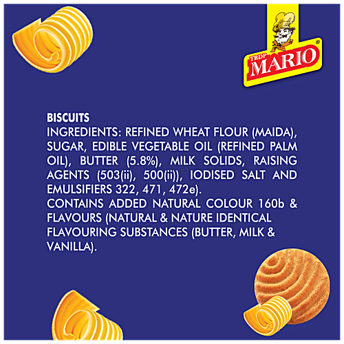 TRDP MARIO Butter Biks - Cookies, Delicious & Crunchy, 75 g  