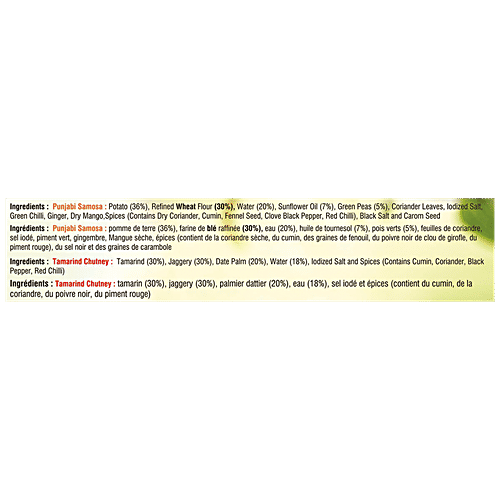Bombaywalla Foods Mini Punjabi Samosa - No Onion Or Garlic, No Added Preservatives, 500 g (Get Free Tamarino Chutney Inside) 