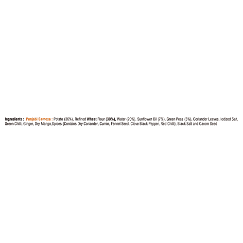 Bombaywalla Foods Mini Punjabi Samosa - No Onion Or Garlic, No Added Preservatives, 500 g (Get Free Tamarino Chutney Inside) 