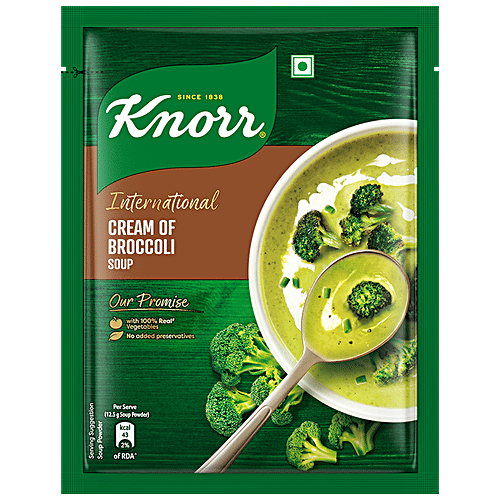 Buy Knorr International Cream Of Broccoli Soup With Real Vegetables