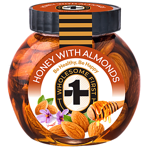 Buy Wholesome First Honey With Almonds Rich In Antioxidants Online at