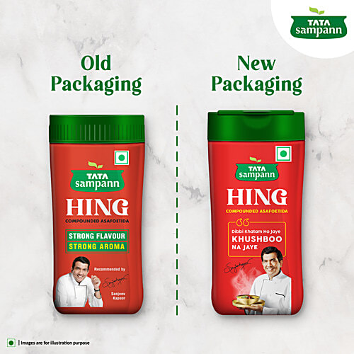 Tata Sampann Compounded Asafoetida/Bandhani Hing, 100 g  Strong Flavour & Aroma