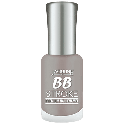 Jaquline USA BB Stroke Premium Nail Enamel - Long Lasting, 8 ml 04 Nut Cake 