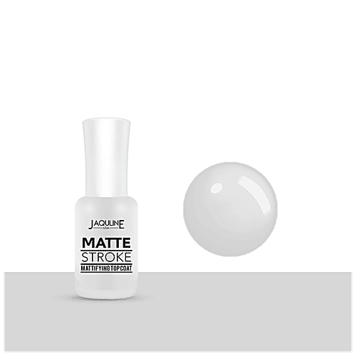 Buy Jaquline USA Matte Stroke Top Coat Nail Enamel Easy To Use Online