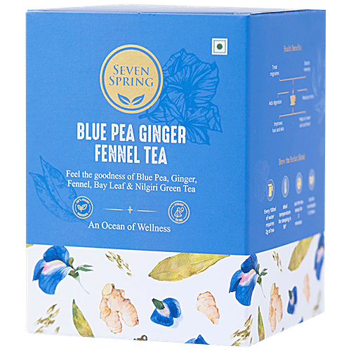 Buy Seven Spring Tea Blue Pea Ginger Fennel Tea Packed Wth Nutrients