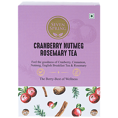 Buy Seven Spring Tea Cranberry Nutmeg Rosemary Tea Improves Blood Circulation, Boosts Immunity