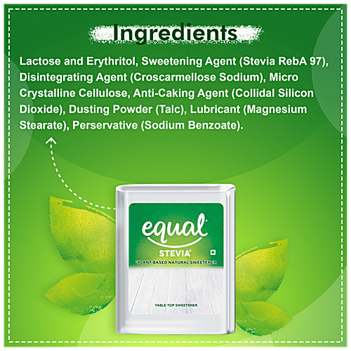Buy Equal Stevia Plant Based Natural Sweetener Zero Calories, Tastes