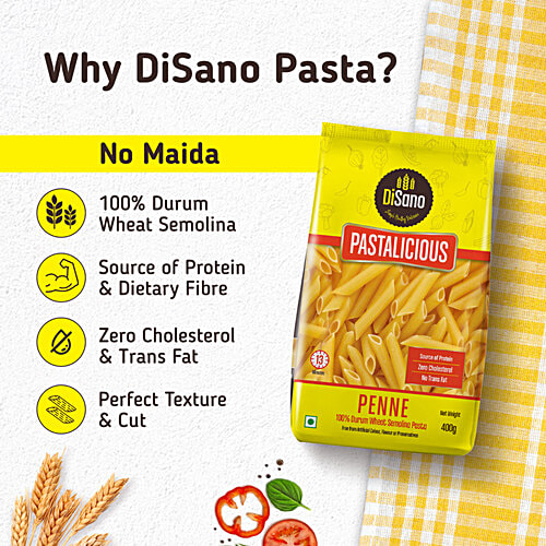 Disano Penne Pasta Durum Wheat, 400 g