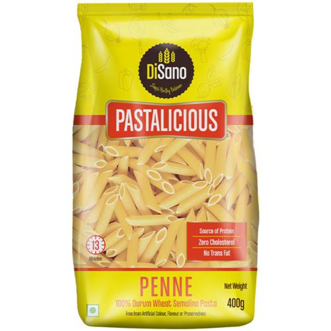 Disano Pastalicious Penne - 100% Durum Wheat Semolina, 400 g 