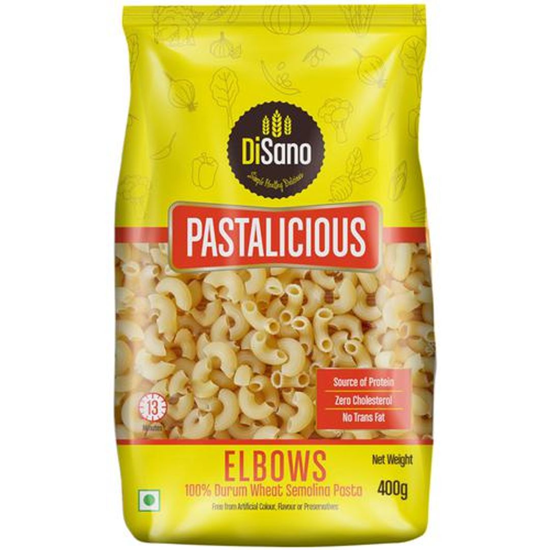 Disano Pastalicious Elbow - 100% Durum Wheat Semolina, 400 g 