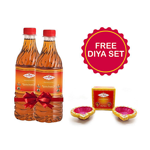 Buy Om Bhakti Pancha Deepa Oil Blend Of 5 Oils, For Pooja Purpose Online at Best Price of Rs