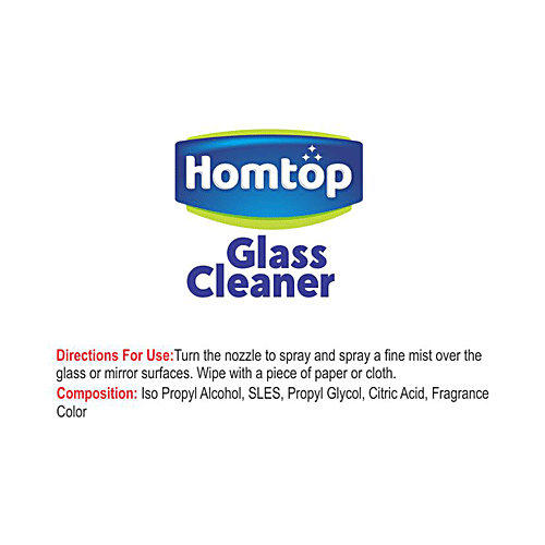 Buy Homtop Glass Cleaner Kills 99.9 Germs, Tough On Stains Online at