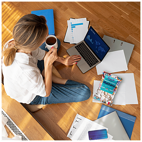 Happilo Premium All Natural Fox Nuts - Phool Makhana, Protein, Zero Cholesterol, 100 g  