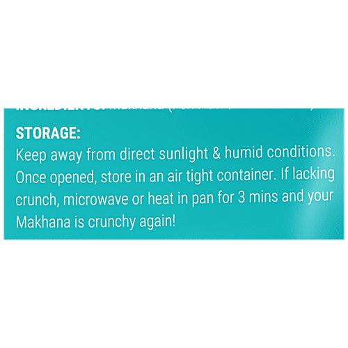 Happilo Premium All Natural Fox Nuts - Phool Makhana, Protein, Zero Cholesterol, 100 g  