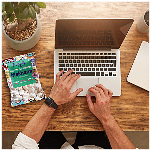 Happilo PremiumÂ Jumbo Fox NutsÂ - Phool Makhana, Protein, Zero Cholesterol, 200 g  