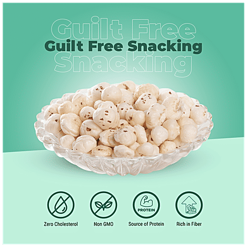 Buy Happilo Premium Jumbo Fox Nuts Phool Makhana, 100 Protein, Zero