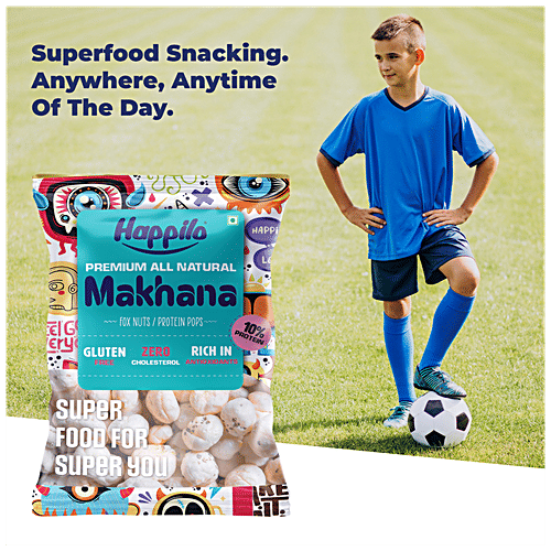 Happilo PremiumÂ All Natural Fox NutsÂ - Phool Makhana, Protein, Zero Cholesterol, 200 g  