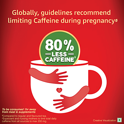 Brooke Bond Red Label Maa Care Flavoured Tea - 80% Less Caffeine, For Expectant & Lactating Mothers, 100 g  