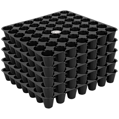 Buy Kraft Seeds Seedling Tray Black, Stable Grip Online at Best Price