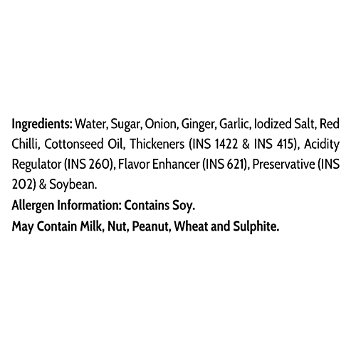 Mother's Recipe Desi Szechwan Chutney For Dip & Spread - Hot & Flavourful, 1 kg Jar 