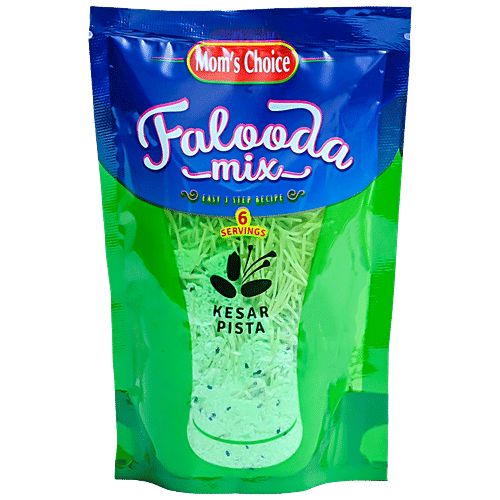 MOM'S CHOICE Kesar Pista Falooda Mix - Easy To Make Dessert, 200 g Pouch 
