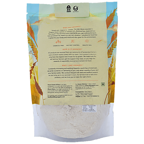 Buy I Say Organic Premium Whole Wheat Atta/Flour High In Fibre Online