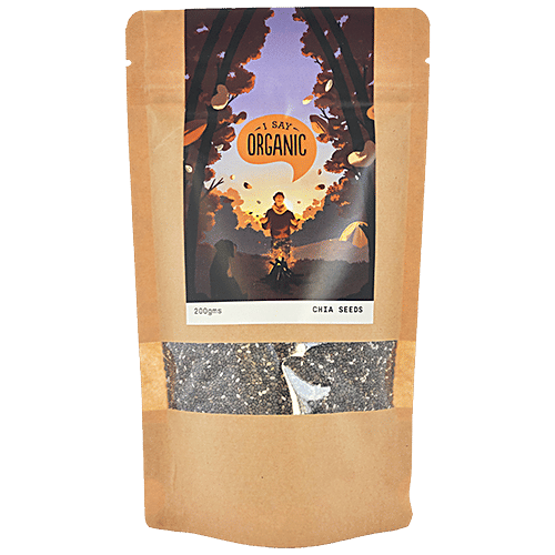 Buy I Say Organic Chia Seeds Rich In Antioxidants & Fibre Online at