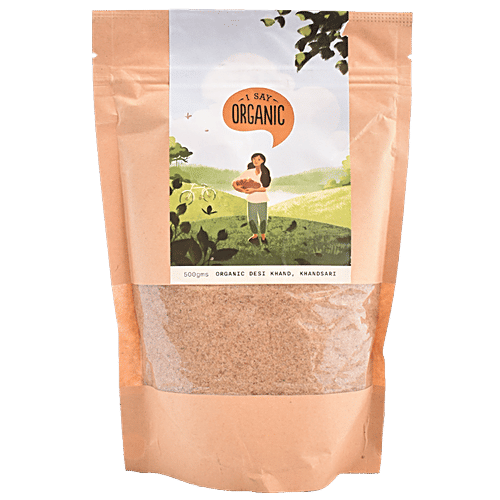 I Say Organic Desi Khand/Khandsari - Organic, 500 g  