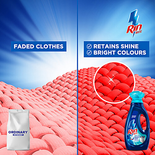 Rin Detergent Liquid - Top Load, 2 L Pouch 