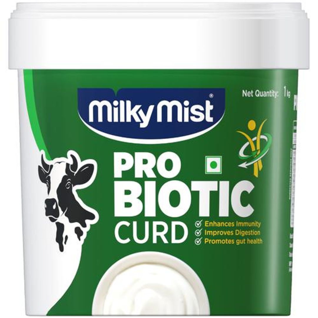 Milky Mist Curd - Rich In Probiotics & Calcium, Thick, Creamy, 1 kg 