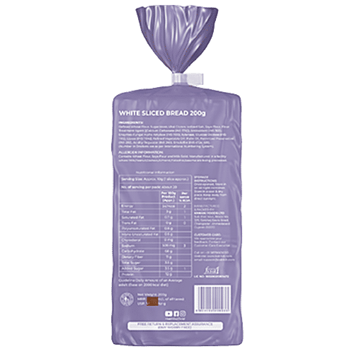 KABHI B White Bread - For Instant Energy, Easy To Digest, 200 g  
