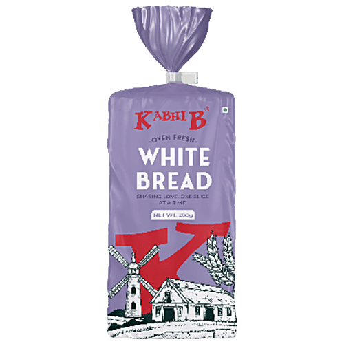 KABHI B White Bread - For Instant Energy, Easy To Digest, 200 g  