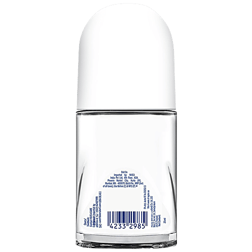 Nivea Whitening Smooth Skin Deodorant Roll On - Even Toned Underarms, For Women, 25 ml