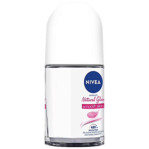 Nivea Whitening Smooth Skin Deodorant Roll On - Even Toned Underarms, For Women, 25 ml