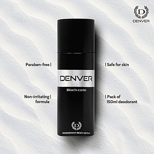 Buy Denver Black.Code Deodorant Body Spray LongLasting Fragrance