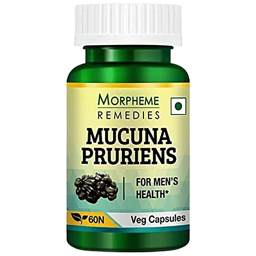 Buy Morpheme Remedies Mucuna Pruriens/Kapikachhu Veg Capsules 500 mg