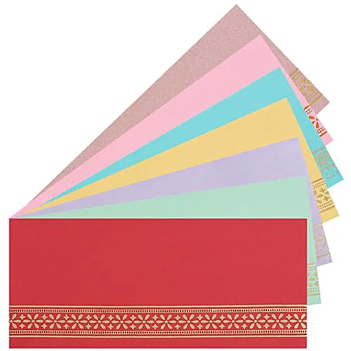 DP Shagun/ Gift Envelopes/ Money Gift - For Weddings, Engagements, Assorted, 25 pcs  Sophisticated Design
 Traditional Shagun Envelope