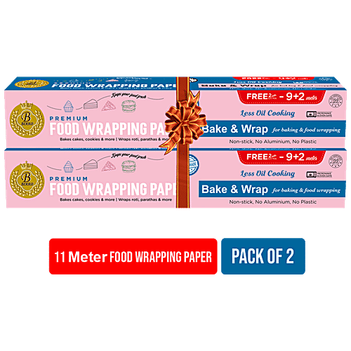 Buy Bekko Food Wrapping Paper For Baking 9 m, Premium, NonStick Online at Best Price of Rs