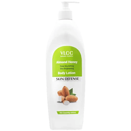 VLCC Almond Honey Deep Nourishing & Skin Brightening Body Lotion - Deep Nourishment, Glowing & Youthful Skin, 600 ml  