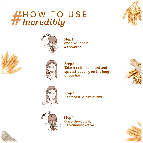 Atulya Keratin & Wheat Protein Hair Conditioner - Fenugreek, Hibiscus, Glossy, Voluminous, 300 ml