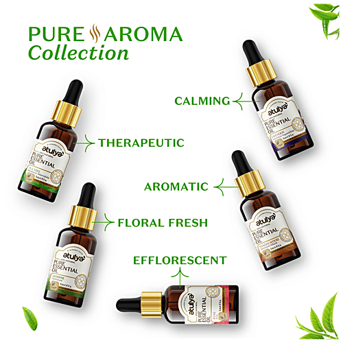 Atulya Tea Tree Essential Oil - Pure, Reduces Blemishes, Improves Skin Appearance, 15 ml  