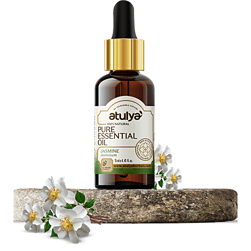 Buy ATULYA Jasmine Essential Oil Pure, Uplifts, Relaxes, Improves
