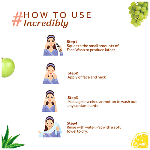 Atulya Vitamin C Foaming Face Wash - With Papaya, Reetha, Refreshing & Illuminating, 150 ml  