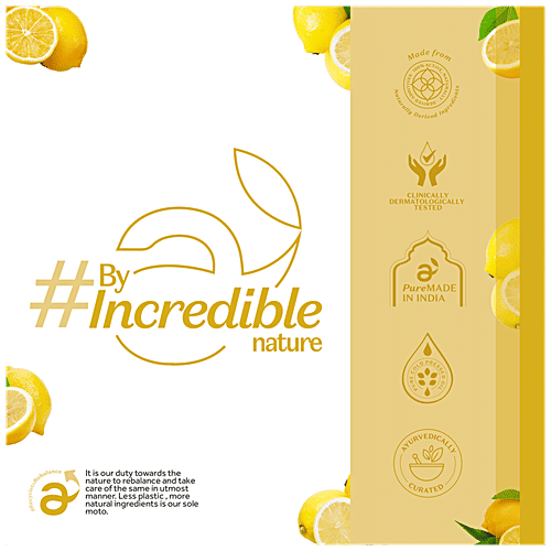 Atulya Fragrant Natural Lip Balm - With Beeswax, Shea Butter, Refreshing & Nourishing, 5 g Lemon