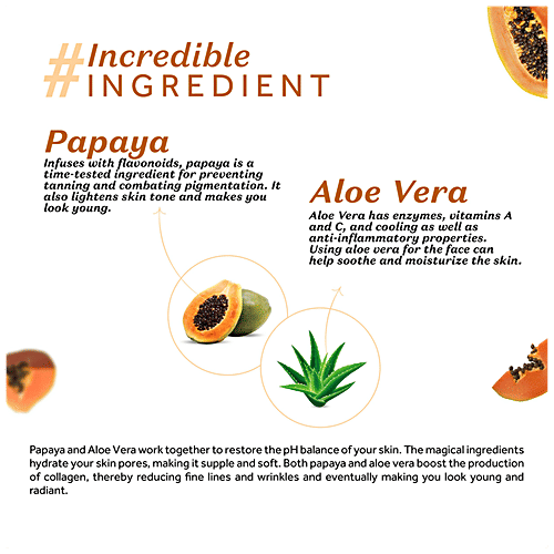 Atulya Papaya Foaming Face Wash - With In-Built Soft Brush, Green Tea, Anti-blemish & Detan, 150 ml  