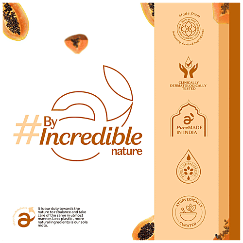 Atulya Papaya Foaming Face Wash - With In-Built Soft Brush, Green Tea, Anti-blemish & Detan, 150 ml  